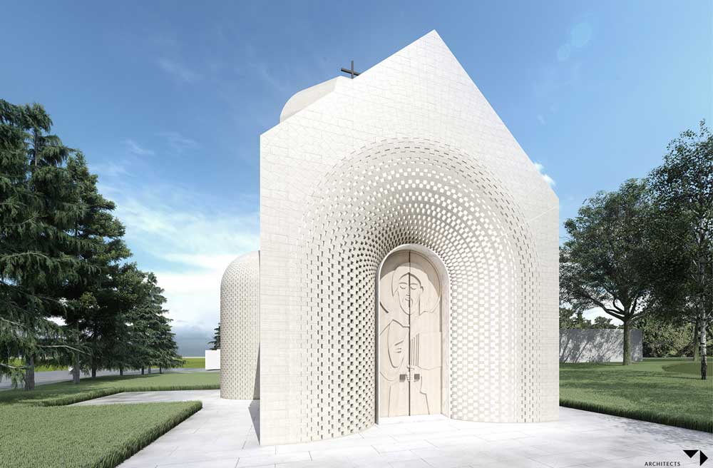 Projekat srpske pravoslavne crkve, ©Architects MD - www.architectsmd